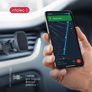Держатель автомобильный Intaleo CM05GG 6xN52 Black (1283126576003) UA