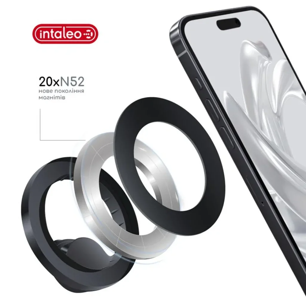 Держатель автомобильный Intaleo CM06GG 20xN52 for MagSafe (1283126576058) UA