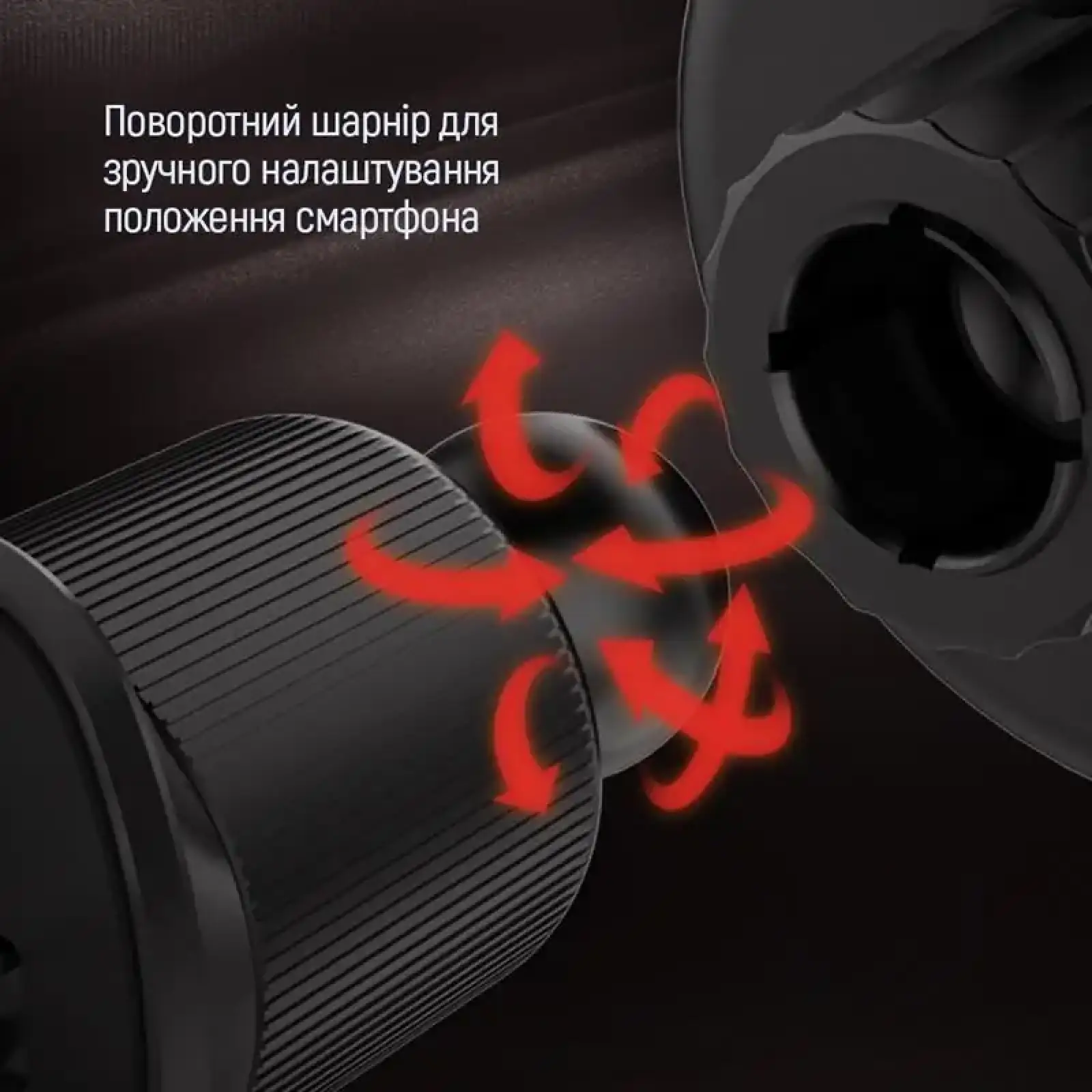 Держатель автомобильный СolorWay магнитный Air Vent-5 Black (CW-CHM15-BK) UA