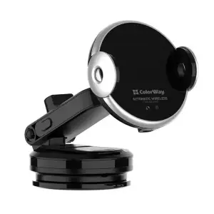 Бездротовий зарядний пристрій ColorWay AutoSense Car Wireless Charger 15W Black (CW-CHAW039Q-BK) UA