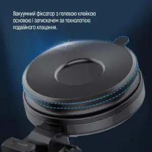 Бездротовий зарядний пристрій ColorWay AutoSense Car Wireless Charger 15W Black (CW-CHAW039Q-BK) UA