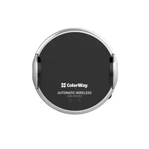 Бездротовий зарядний пристрій ColorWay AutoSense Car Wireless Charger 15W Black (CW-CHAW039Q-BK) UA