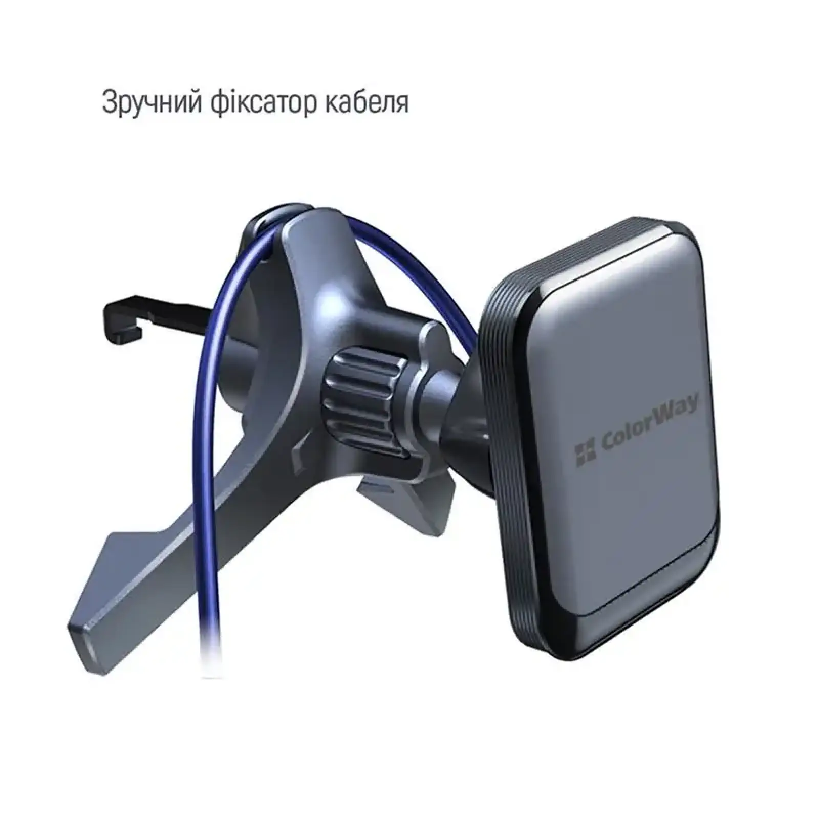 Держатель автомобильный СolorWay магнитный Air Vent-6 Gray (CW-CHM16-GR) UA