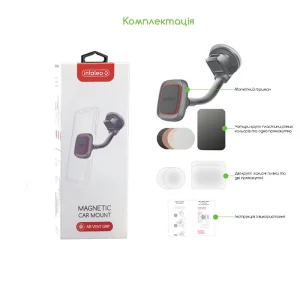 Держатель автомобильный Intaleo CM02GP Black (1283126483684) UA