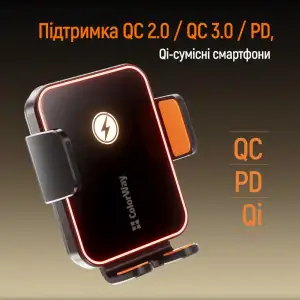 Беспроводное зарядное устройство ColorWay Ultra-mini 15W Black (CW-CHAW069Q-BK) UA