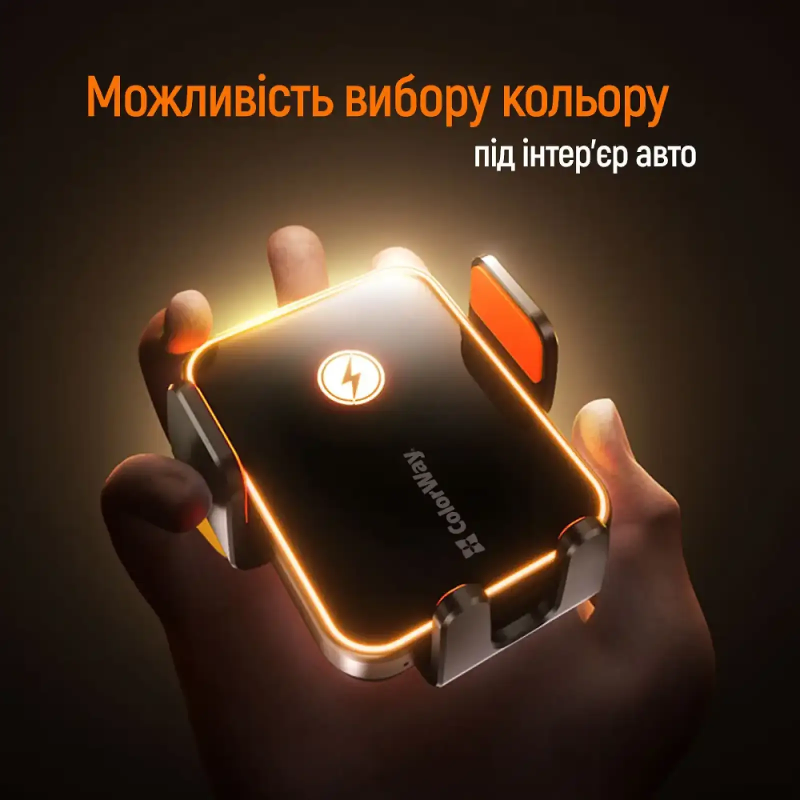 Беспроводное зарядное устройство ColorWay Ultra-mini 15W Black (CW-CHAW069Q-BK) UA