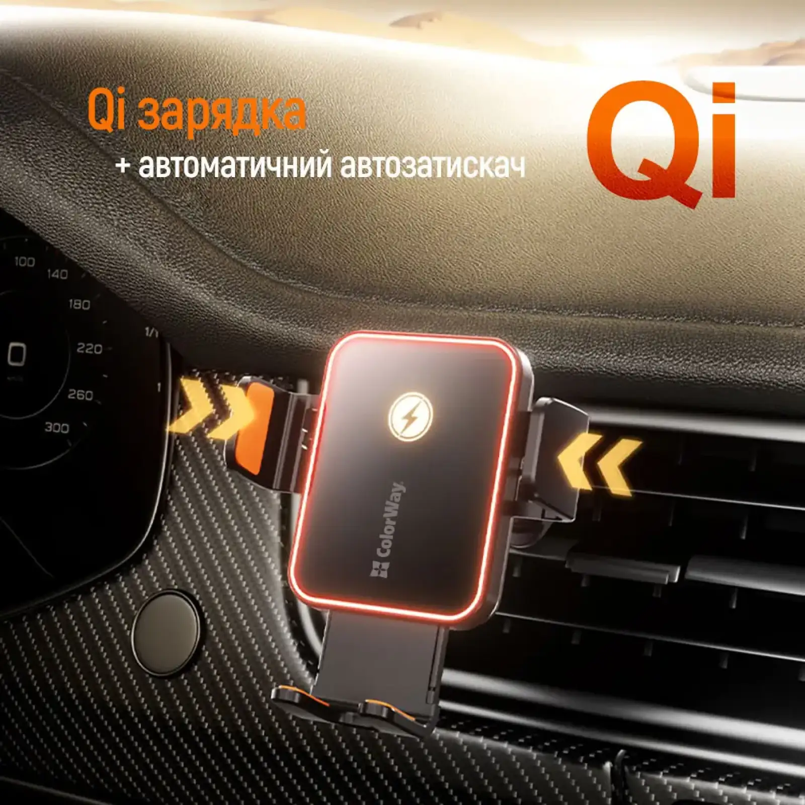 Беспроводное зарядное устройство ColorWay Ultra-mini 15W Black (CW-CHAW069Q-BK) UA