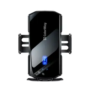 Беспроводное зарядное устройство СolorWay FlameGrip 15W Black (CW-CHAW070Q-BK) UA