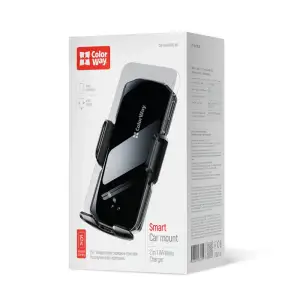 Беспроводное зарядное устройство СolorWay FlameGrip 15W Black (CW-CHAW070Q-BK) UA