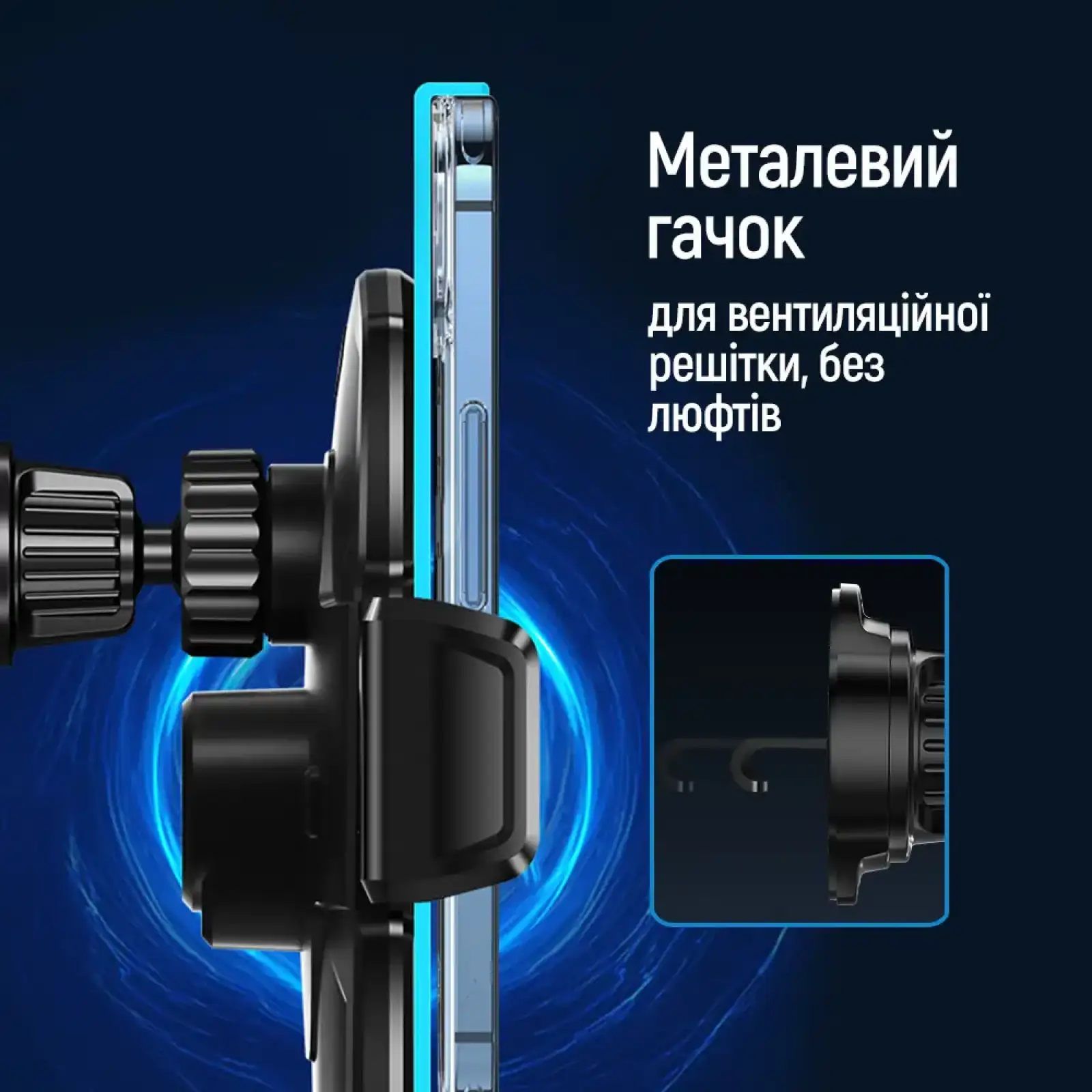 Беспроводное зарядное устройство СolorWay FlameGrip 15W Black (CW-CHAW070Q-BK) UA