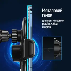 Беспроводное зарядное устройство СolorWay FlameGrip 15W Black (CW-CHAW070Q-BK) UA
