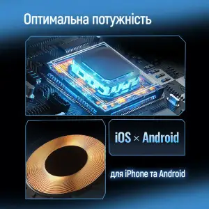 Беспроводное зарядное устройство СolorWay FlameGrip 15W Black (CW-CHAW070Q-BK) UA