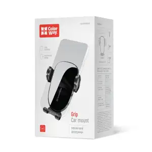 Тримач автомобільний СolorWay Grip Holder Black (CW-CHMH20-BK) UA
