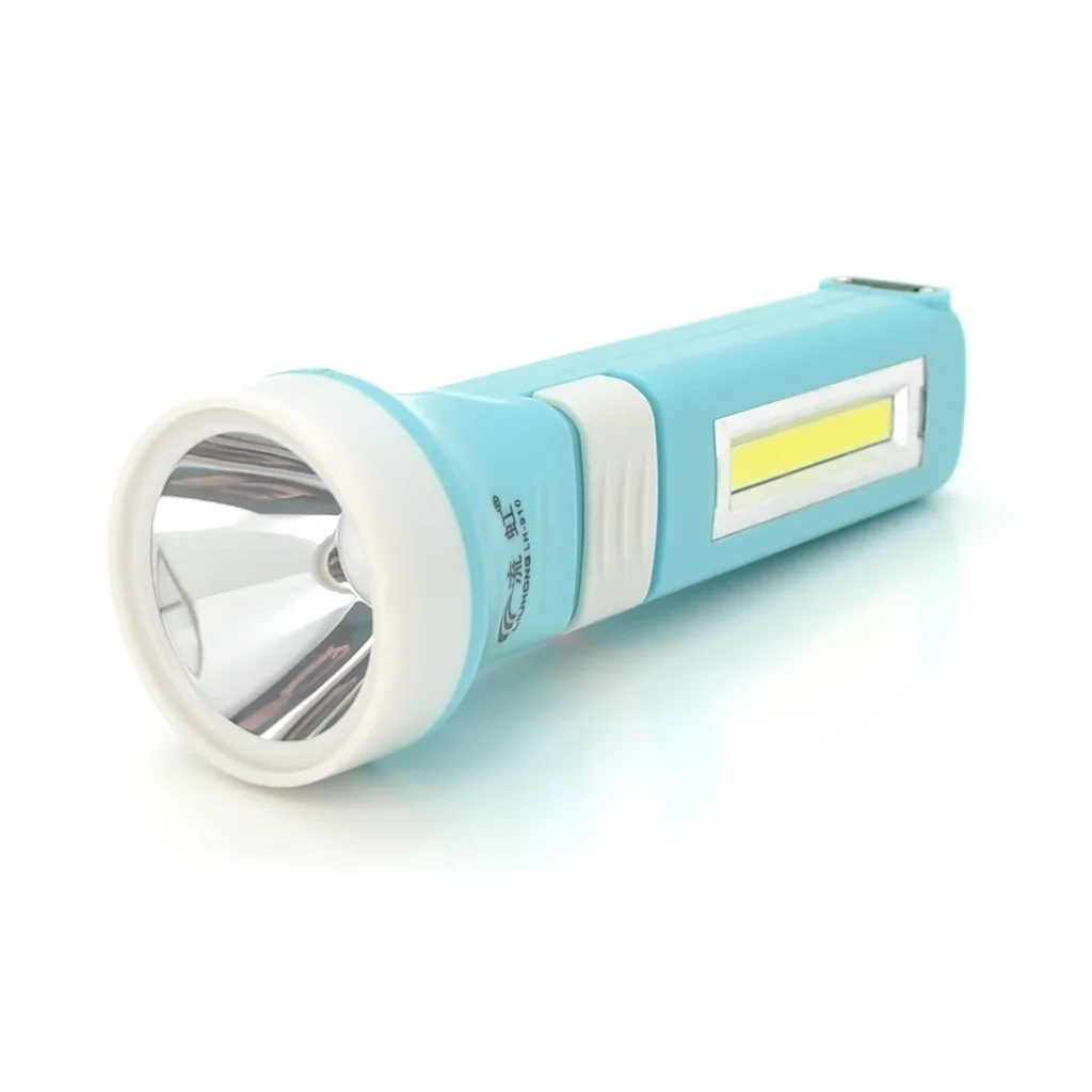 Фонарик ручной Voltronic LH-910+Solar, 1+1 режим, встроенный аккум, 220B, Blister (LH-910/28954) UA