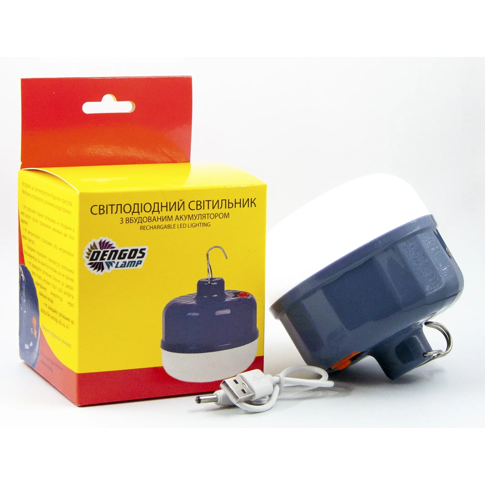 Светильник с LED лампой и USB интерфейсом для подключения/зарядки, 5V, 60W (LED-ULR-5V60W) UA