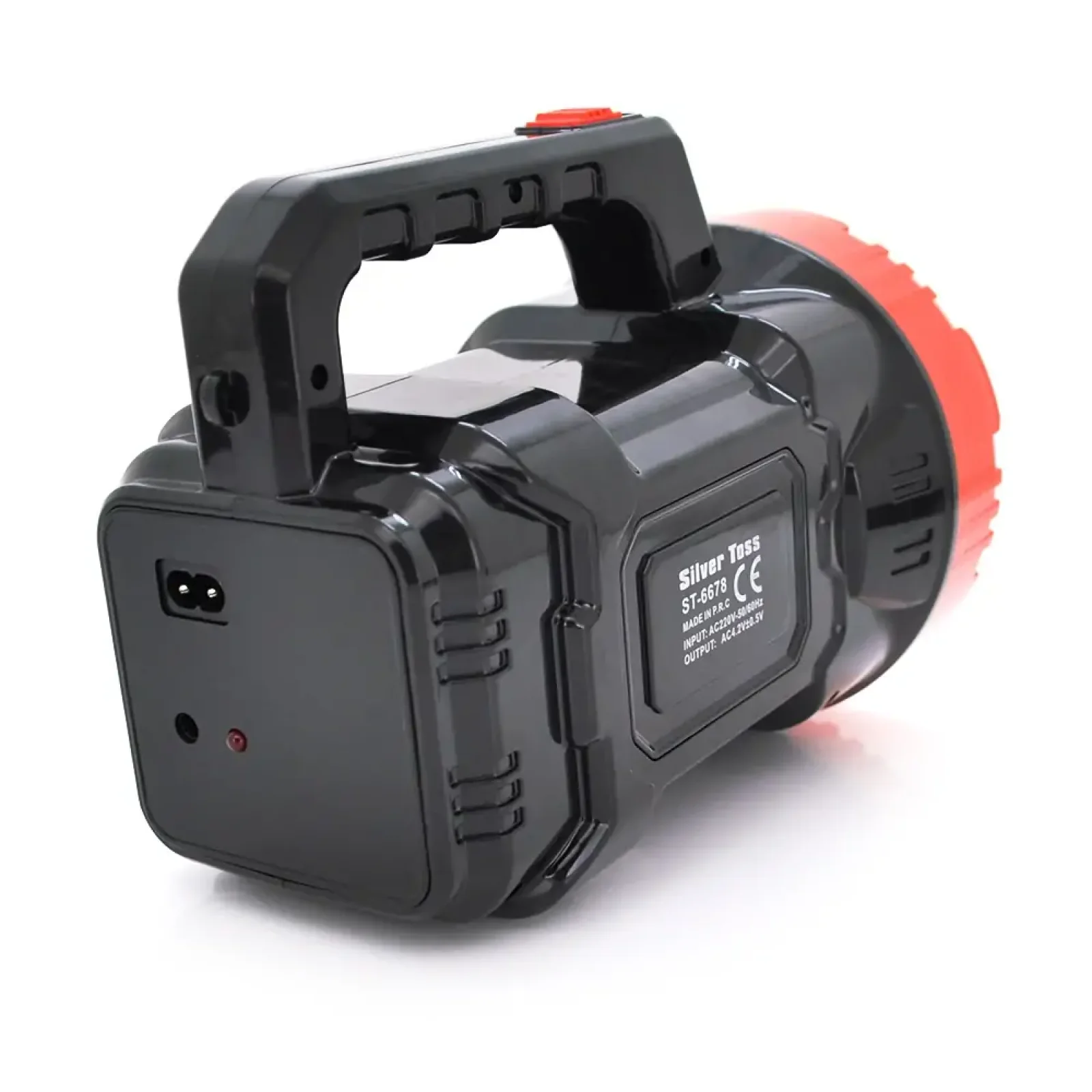 Ліхтарик переносний Voltronic Silver Tools ST-6678, 1+1 режим(1+14Led), вбудований акум, корпус пластмасс, кабель 220В, Box (ST-6678/28912) UA