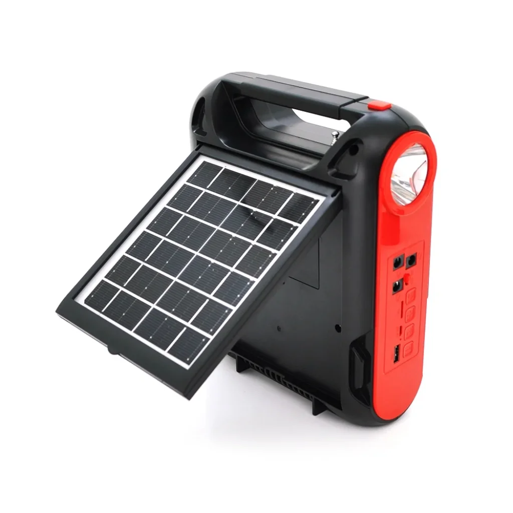 Переносной фонарь Voltronic JY-108+Solar+Радио, 2 режима, встроенный аккум, 3 лампочки, Box (JY-108+S/29338) UA