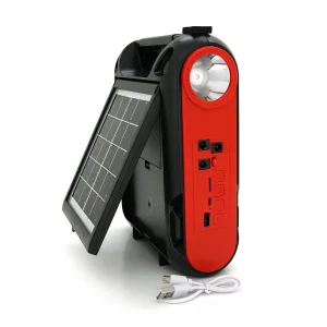 Переносной фонарь Voltronic JY-108+Solar+Радио, 2 режима, встроенный аккум, 3 лампочки, Box (JY-108+S/29338) UA