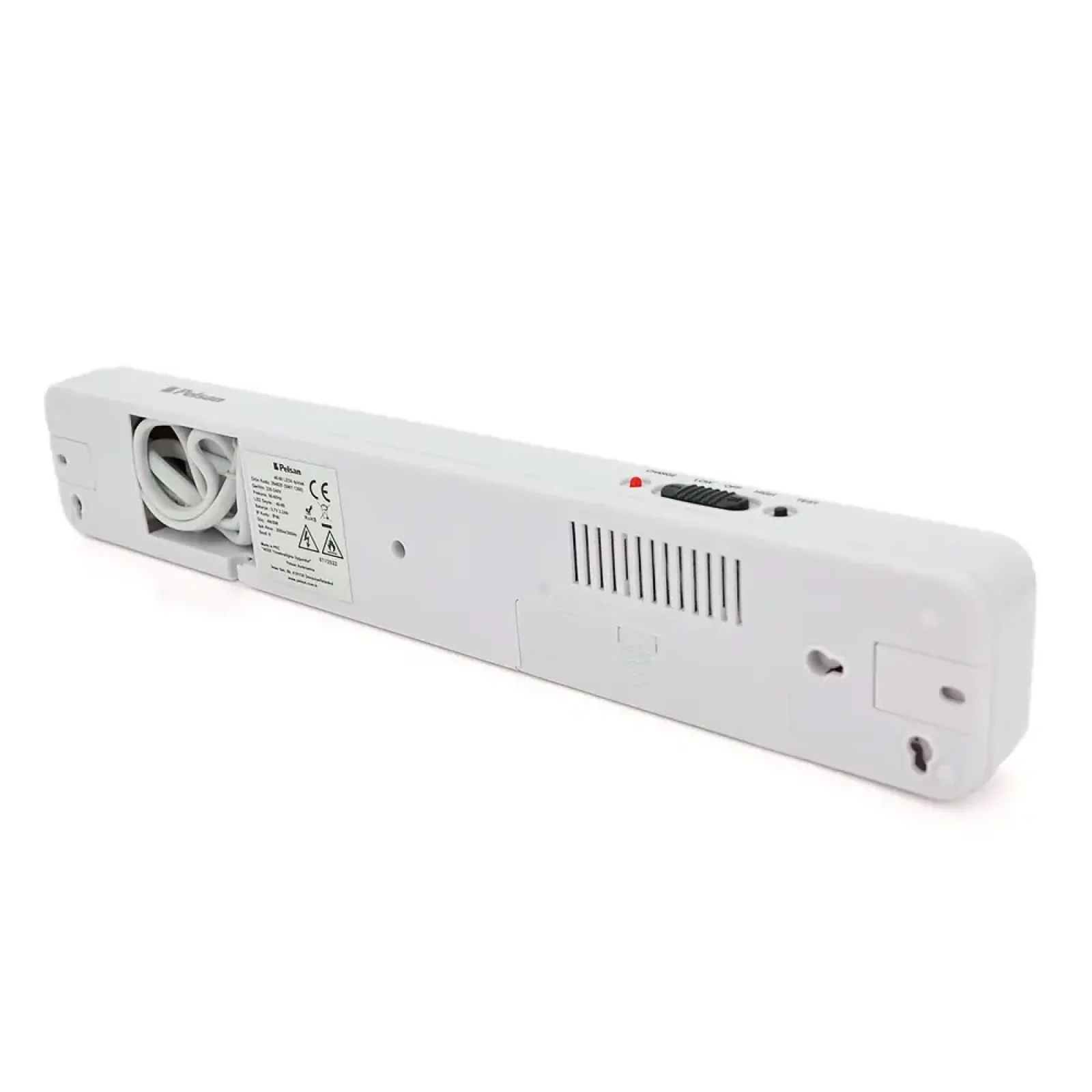 Фонарик переносной Voltronic Pelsan-204620, 60LED, 2 режима, встроенный аккумулятор, кабель 220В, Box (Pelsan-204620/28988) UA