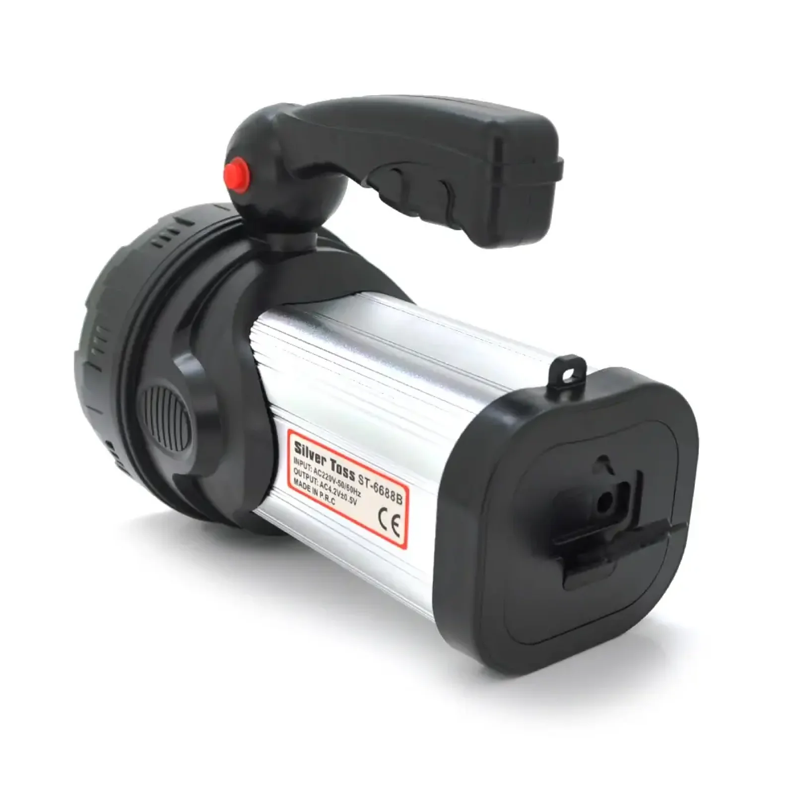 Ліхтарик переносний Voltronic Silver Tools ST-6688, 1+3 режими(1+28Led), вбудований акум, корпус пластмасс, СЗУ, Box (ST-6688/28913) UA