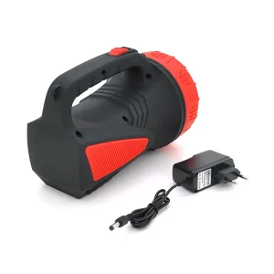 Переносний ліхтар Voltronic Silver Toss ST-222, акумулятор 8000mAh до 50 годин роботи, 10W, 4 режими, USB вихід, Black/Red (ST-222/29645) UA