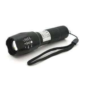 Ліхтарик Cata CT-8025, Zoom, 5 реж., корпус алюміній, водостійкий, ударостійкий, вбудований акумулятор, ip44, 6400K, Box (CT-8025/28978) UA