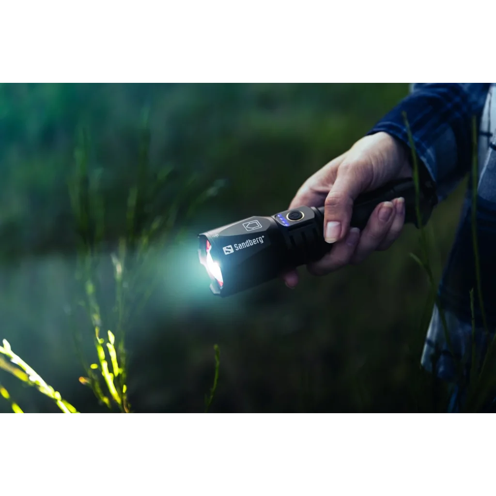 Ліхтарик-повербанк Sandberg Survivor Torch Powerbank 5000 mAh XHP160LED USB-C 18W (420-89) UA