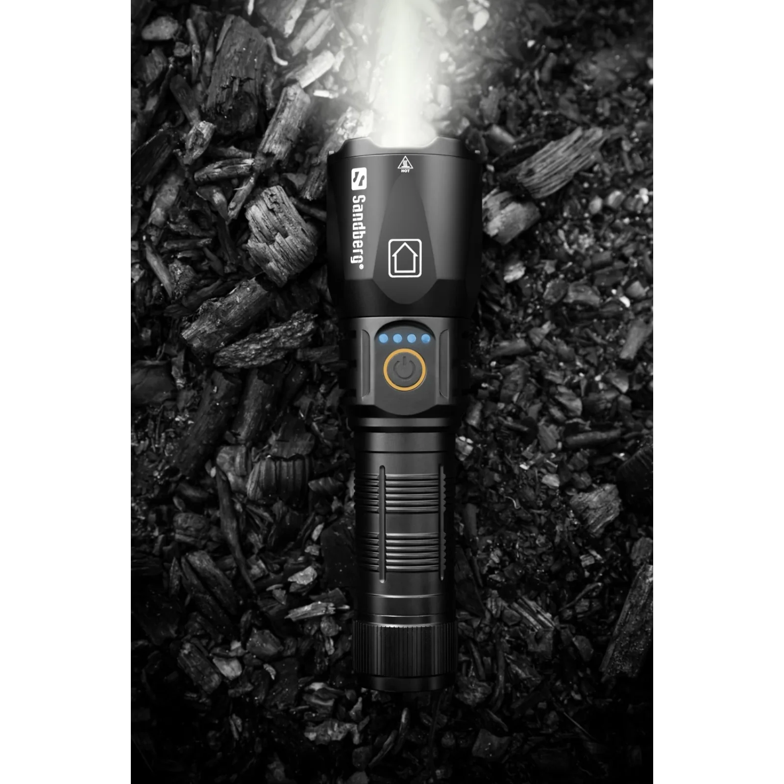 Фонарик-повербанк Sandberg Survivor Torch Powerbank 5000 mAh XHP160LED USB-C 18W (420-89) UA
