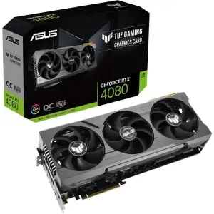 Видеокарта GF RTX 4080 16GB GDDR6X TUF Gaming OC Asus (TUF-RTX4080-O16G-GAMING) UA