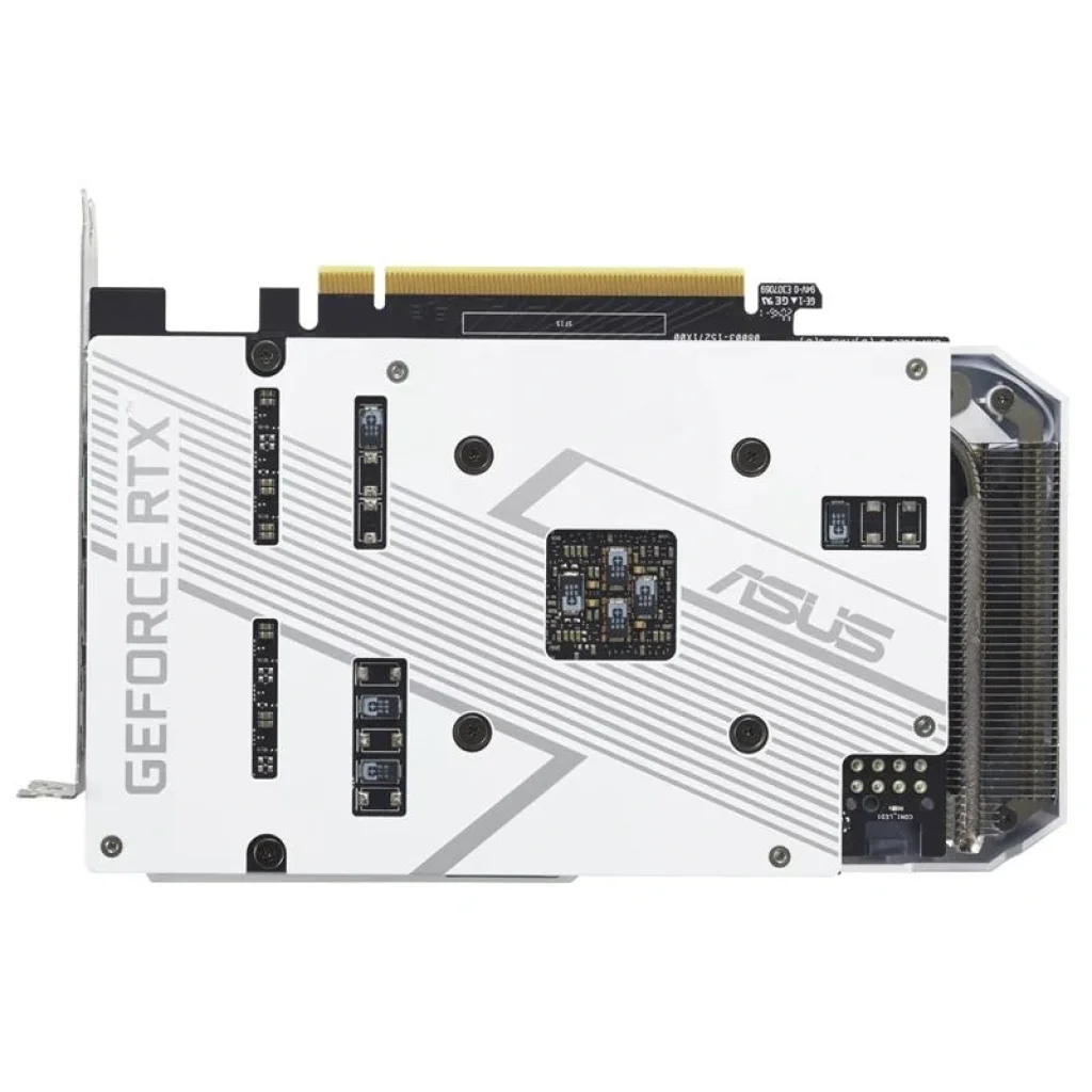 Видеокарта GF RTX 3060 8GB GDDR6 Dual OC White Asus (DUAL-RTX3060-O8G-WHITE) UA