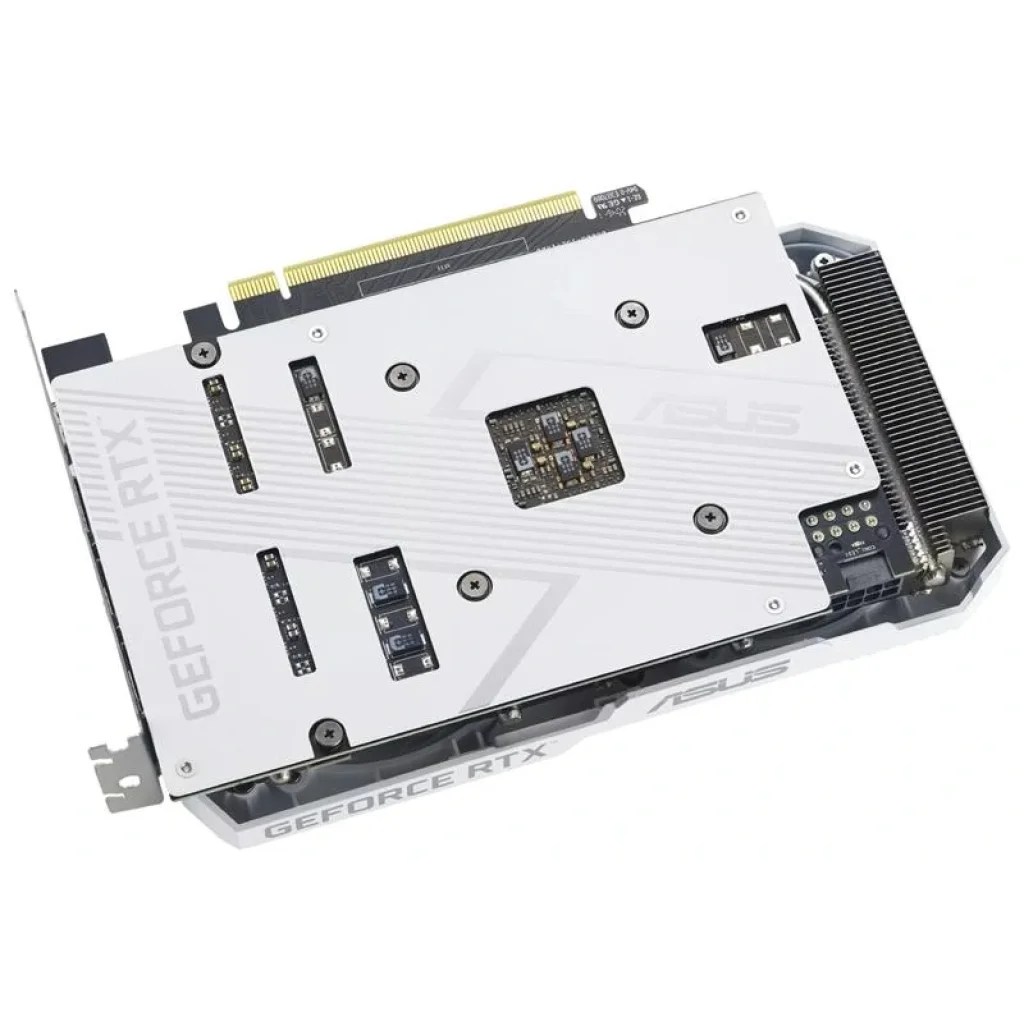 Видеокарта GF RTX 3060 8GB GDDR6 Dual OC White Asus (DUAL-RTX3060-O8G-WHITE) UA