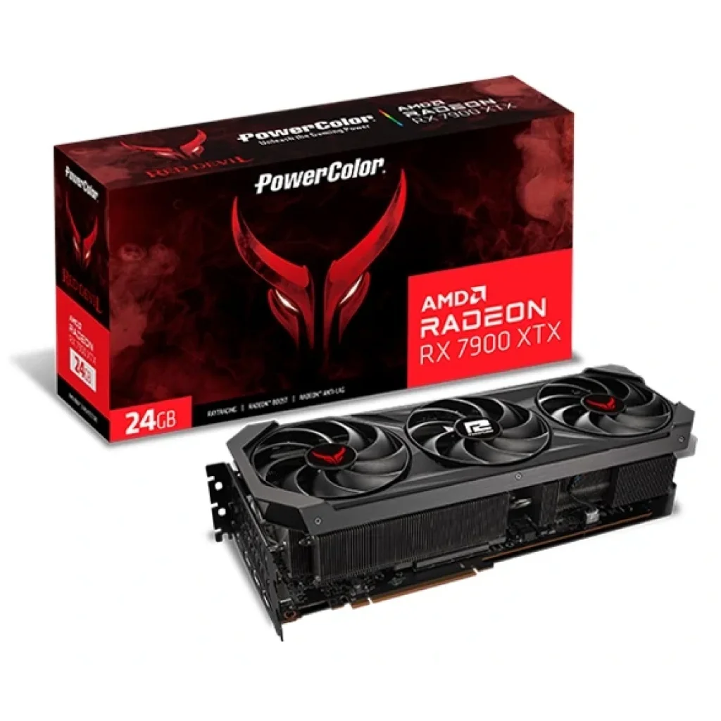 Відеокарта AMD Radeon RX 7900 XTX 24GB GDDR6 Red Devil PowerColor (RX 7900 XTX 24G-E/OC) UA