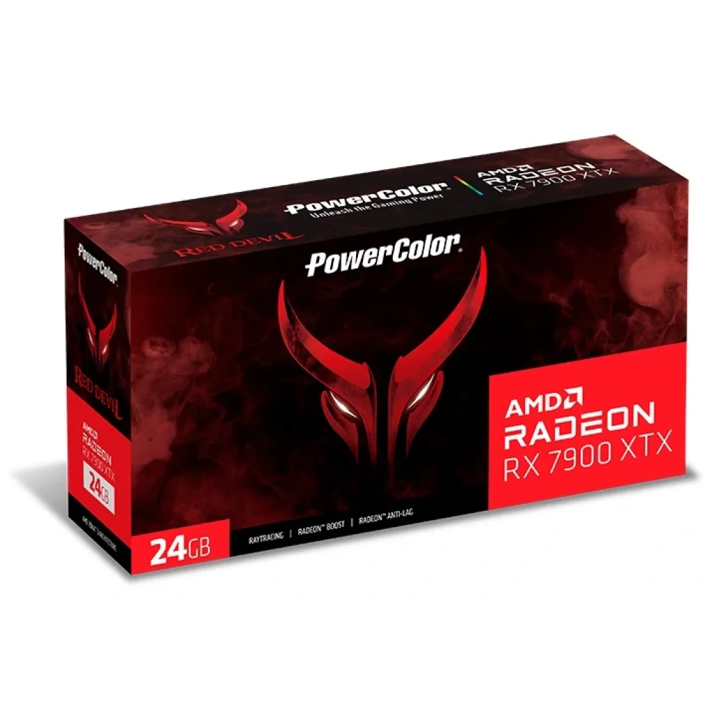 Відеокарта AMD Radeon RX 7900 XTX 24GB GDDR6 Red Devil PowerColor (RX 7900 XTX 24G-E/OC) UA