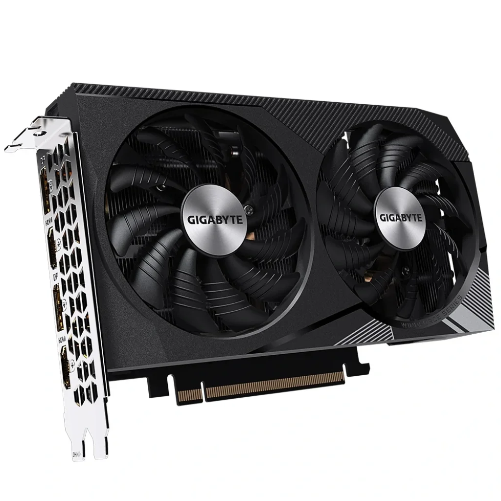 Видеокарта GF RTX 3060 12GB GDDR6 WindForce OC Gigabyte (GV-N3060WF2OC-12GD) UA