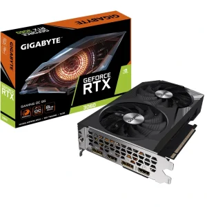 Видеокарта GF RTX 3060 8GB GDDR6 Gaming OC Gigabyte (GV-N3060GAMING OC-8GD) UA