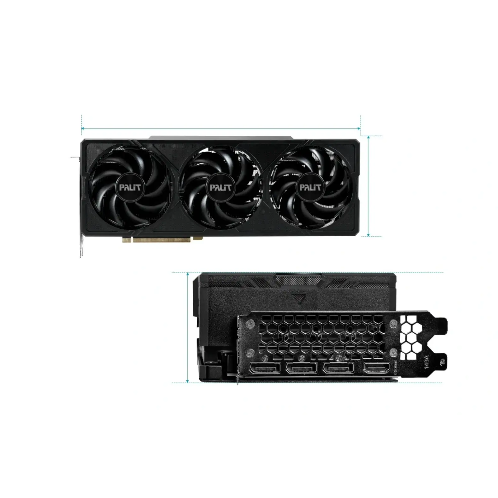 Видеокарта GF RTX 4080 16GB GDDR6X JetStream Palit (NED4080019T2-1032J) UA