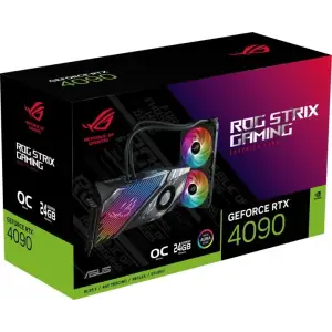 Відеокарта GF RTX 4090 24GB GDDR6X ROG Strix LC Gaming OC Asus (ROG-STRIX-LC-RTX4090-O24G-GAMING) UA