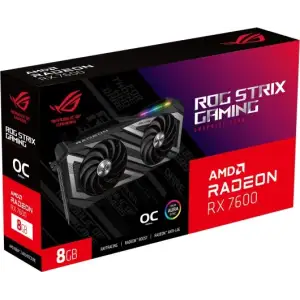 Відеокарта AMD Radeon RX 7600 8GB GDDR6 ROG Strix OC Asus (ROG-STRIX-RX7600-O8G-GAMING) UA