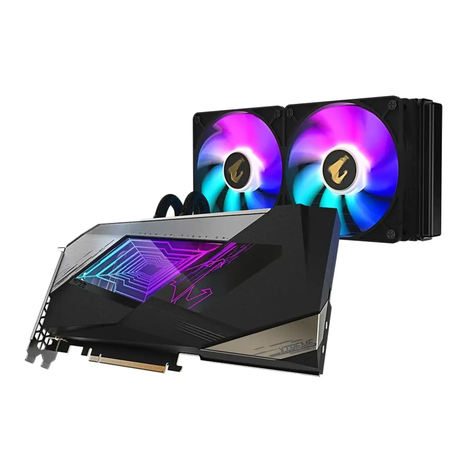 Видеокарта GF RTX 4070 Ti 12GB GDDR6X Aorus Xtreme Waterforce Gigabyte (GV-N407TAORUSX W-12GD) UA