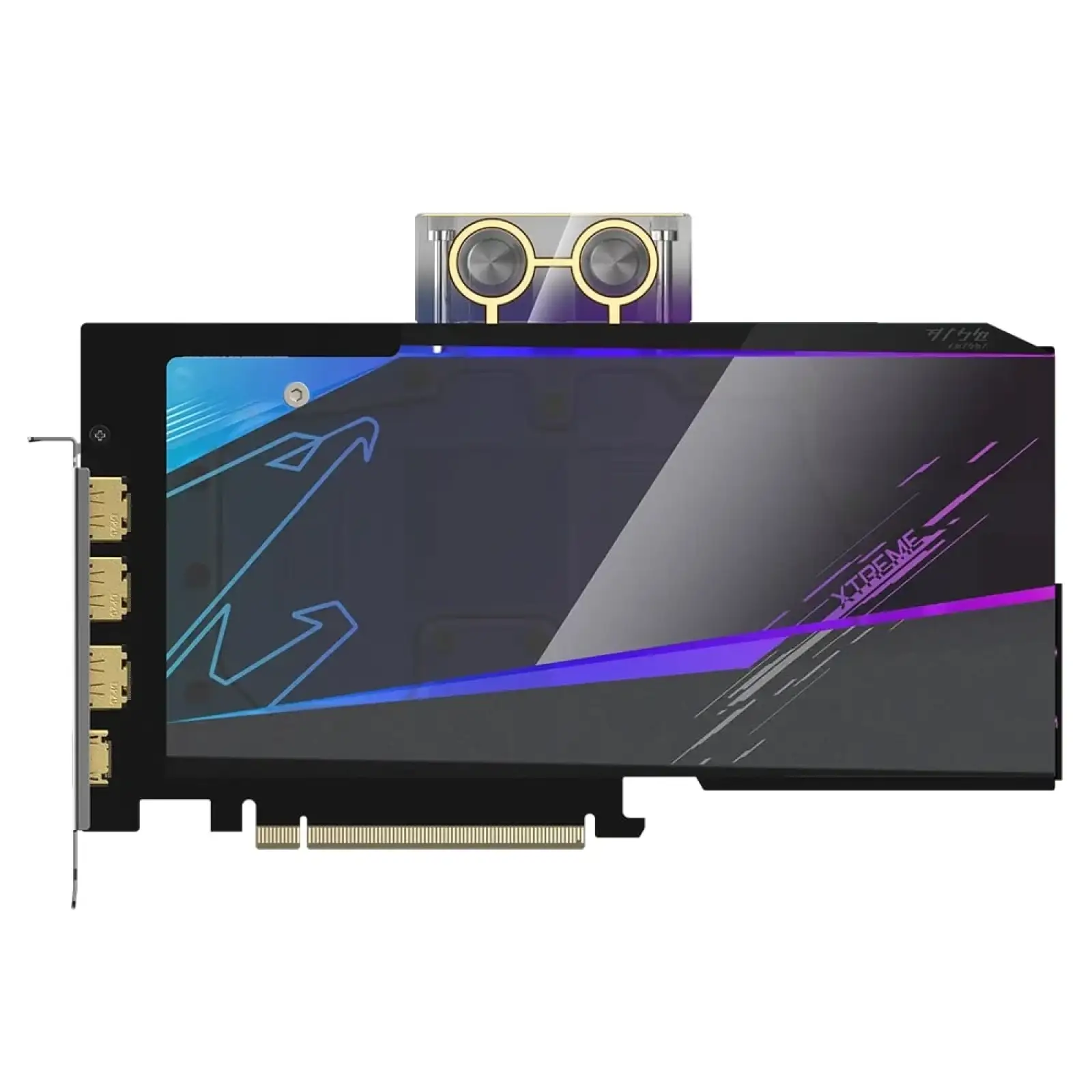 Відеокарта GF RTX 4070 Ti 12GB GDDR6X Aorus Xtreme Waterforce WB Gigabyte (GV-N407TAORUSX W-12GD), GV-N407TAORUSX WB-12GD UA