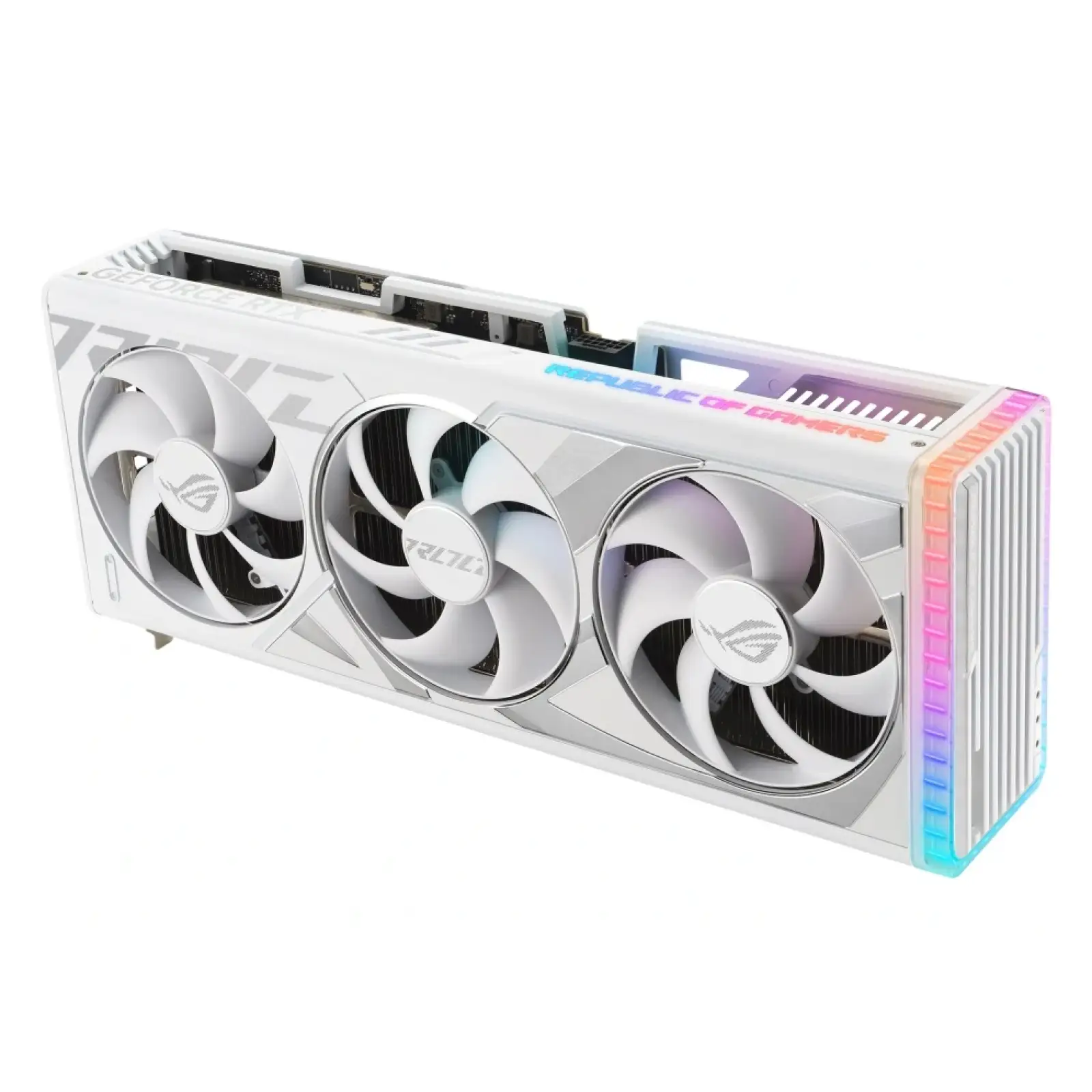 Відеокарта GF RTX 4090 24GB GDDR6X ROG Strix Gaming OC White Edition Asus (ROG-STRIX-RTX4090-O24G-WHITE) UA