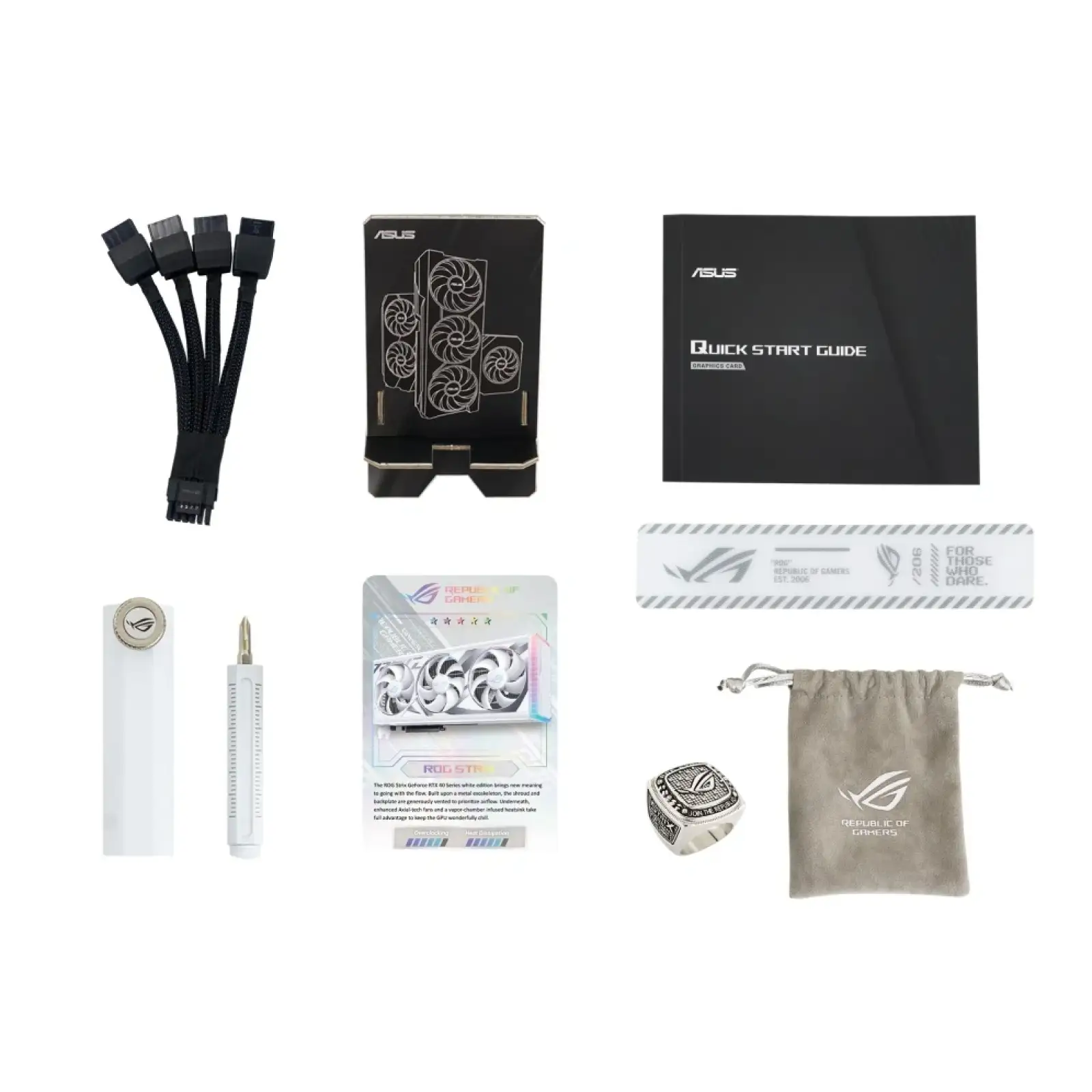 Відеокарта GF RTX 4090 24GB GDDR6X ROG Strix Gaming OC White Edition Asus (ROG-STRIX-RTX4090-O24G-WHITE) UA