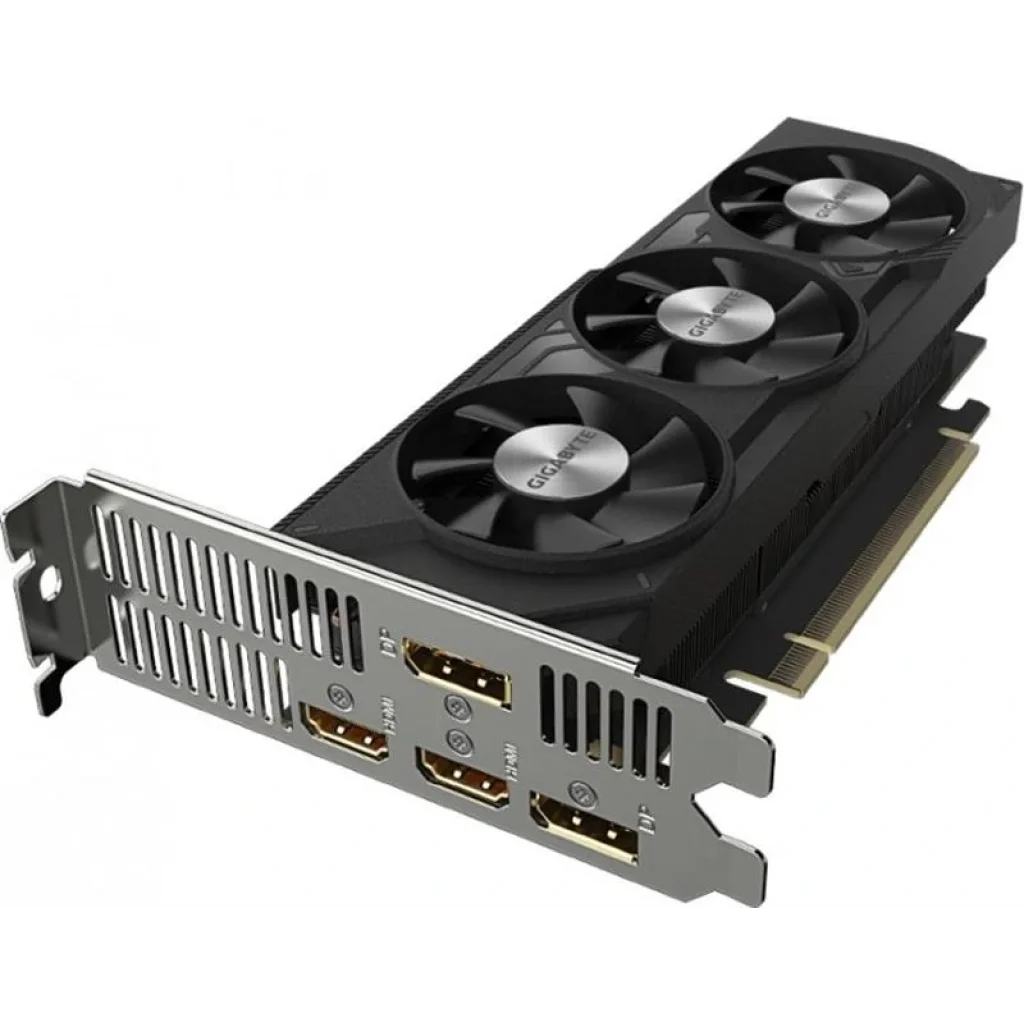 Видеокарта GF RTX 4060 8GB GDDR6 OC Low Profile Gigabyte (GV-N4060OC-8GL) UA