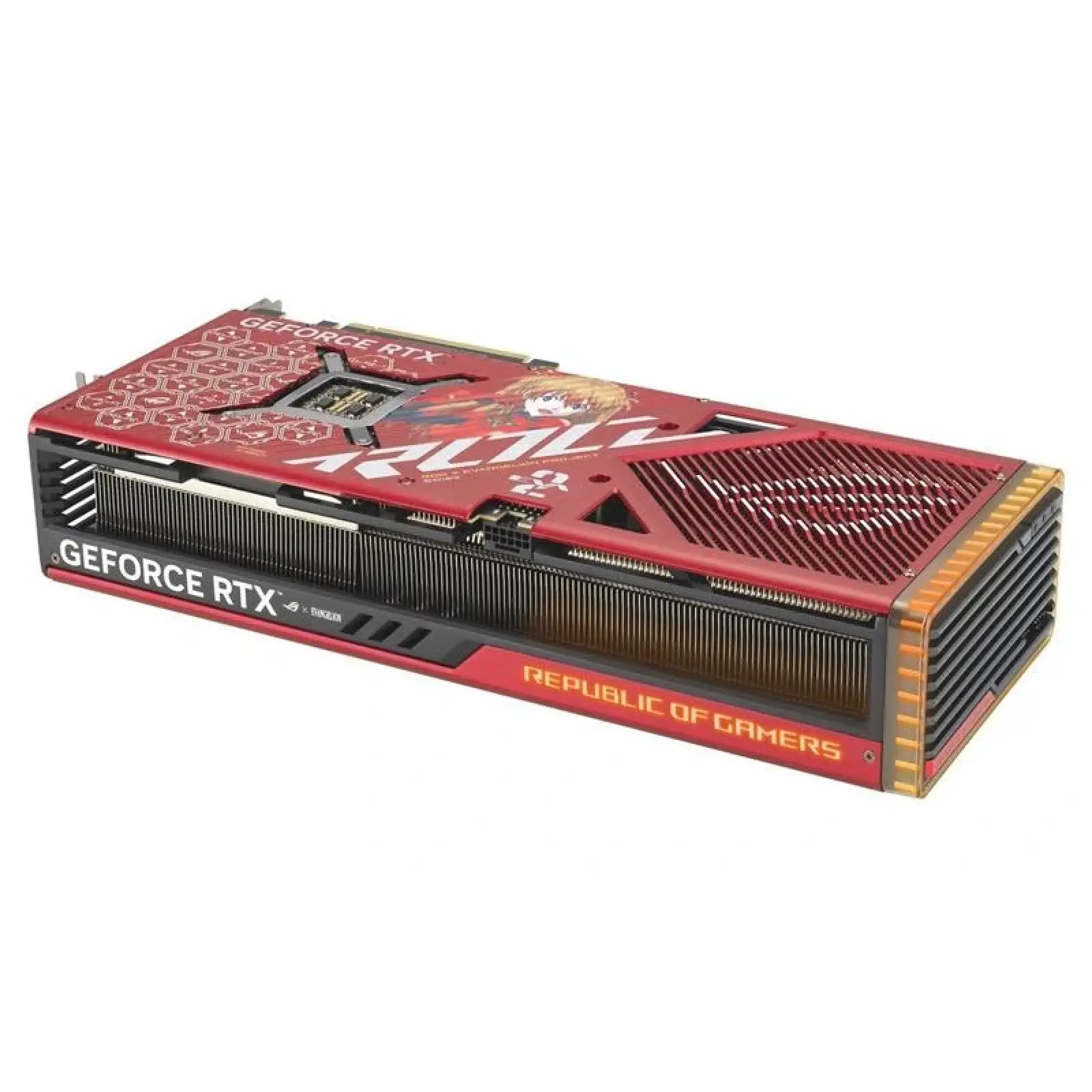 Видеокарта GF RTX 4090 24GB GDDR6X ROG Strix OC EVA-02 Edition Asus (ROG-STRIX-RTX4090-O24G-EVA-02-EDITION) UA