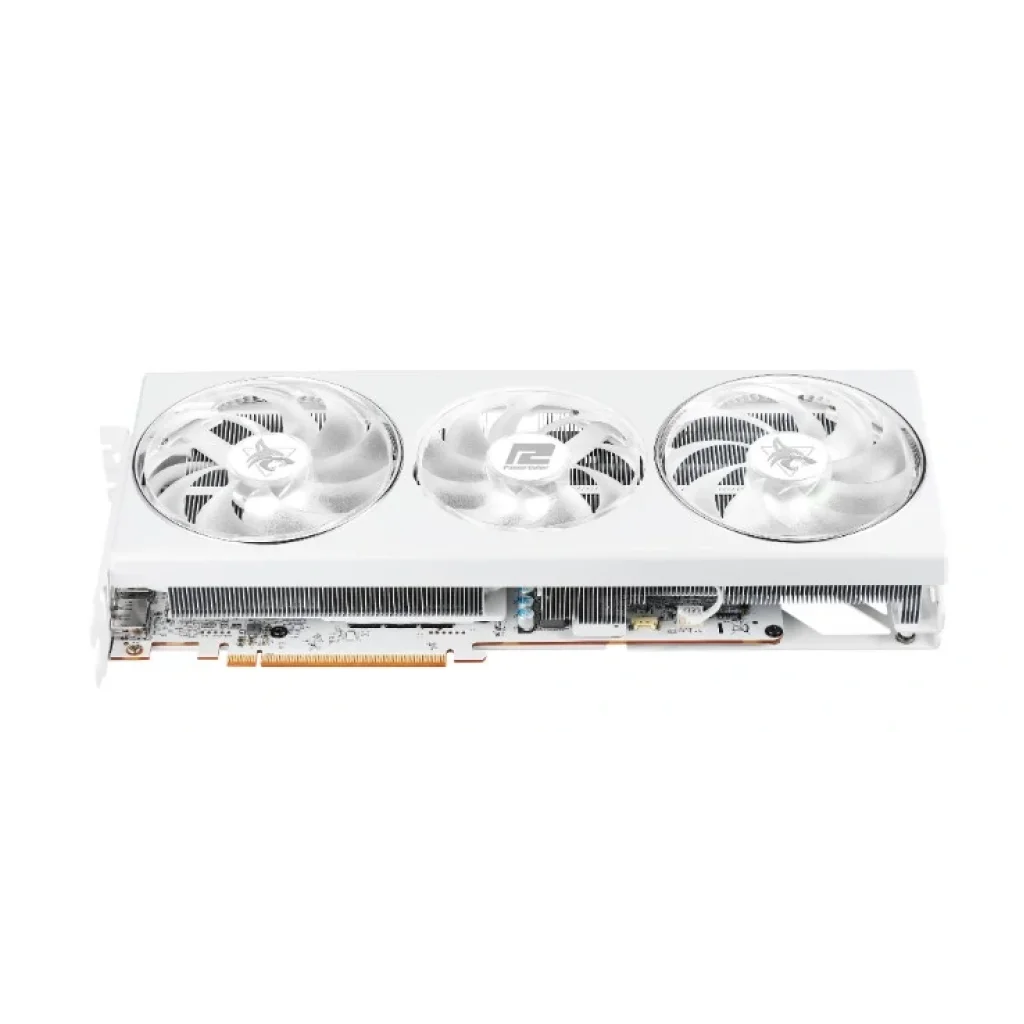 Відеокарта AMD Radeon RX 7800 XT 16GB GDDR6 Hellhound Spectral White PowerColor (RX 7800 XT 16G-L/OC/WHITE) UA