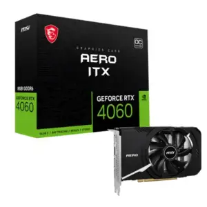Відеокарта MSI GF RTX 4060 8GB GDDR6 Aero ITX OC (GeForce RTX 4060 AERO ITX 8G OC) UA