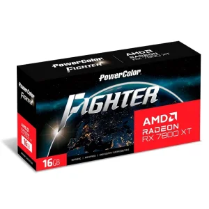 Відеокарта AMD Radeon RX 7800 XT 16GB GDDR6 Fighter PowerColor (RX 7800 XT 16G-F/OC) UA