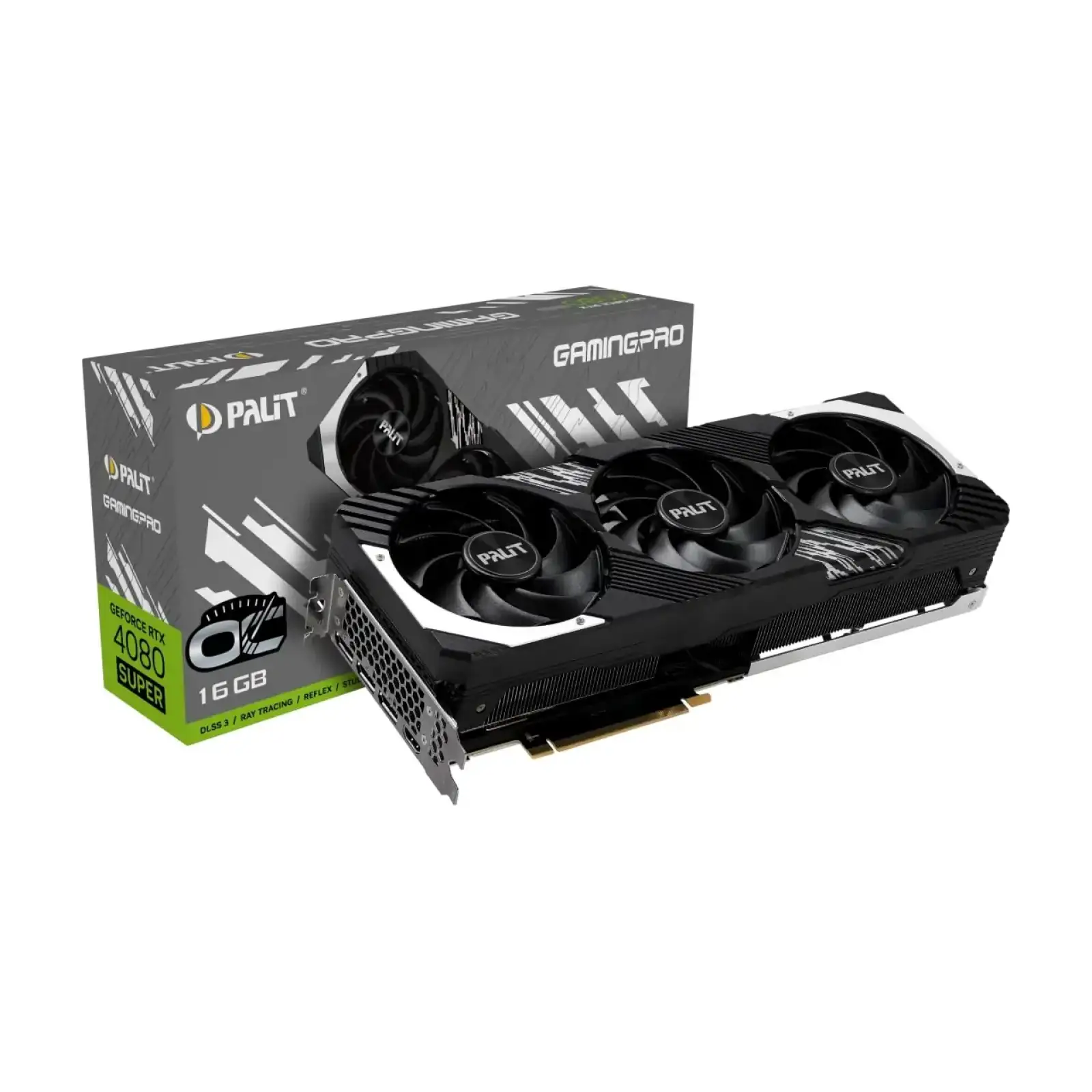 Відеокарта GF RTX 4080 Super 16GB GDDR6X GamingPro OC Palit (NED408ST19T2-1032A) UA