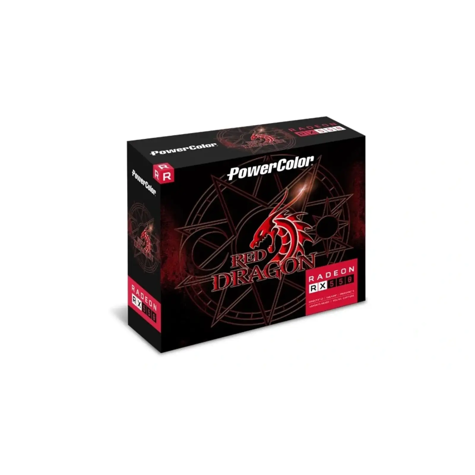 Відеокарта AMD Radeon RX 550 4GB GDDR5 Red Dragon OC V2 PowerColor (AXRX 550 4GBD5-DHV2/OC) UA