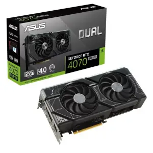 Відеокарта GF RTX 4070 Super 12GB GDDR6X Dual Asus (DUAL-RTX4070S-12G) UA